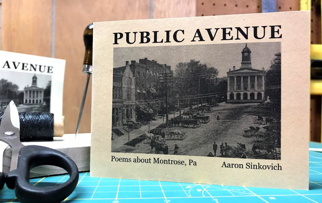 Cover of Public Avenue, Poems about Montrose, Pa